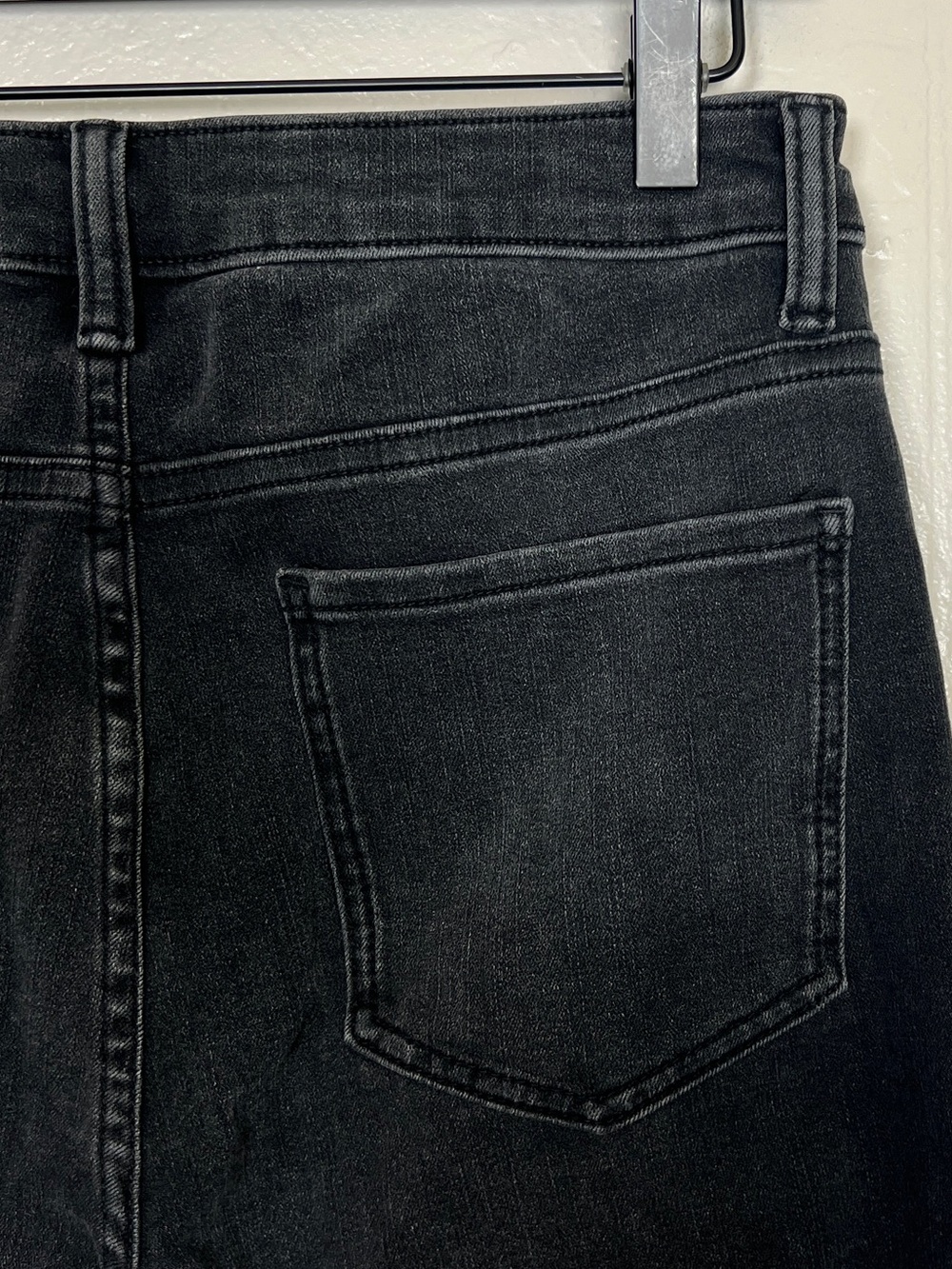 QUINCE Women’s Size 29 X 32 Faded Black Bella Stretch Wide Leg Jeans - Picture 10 of 16